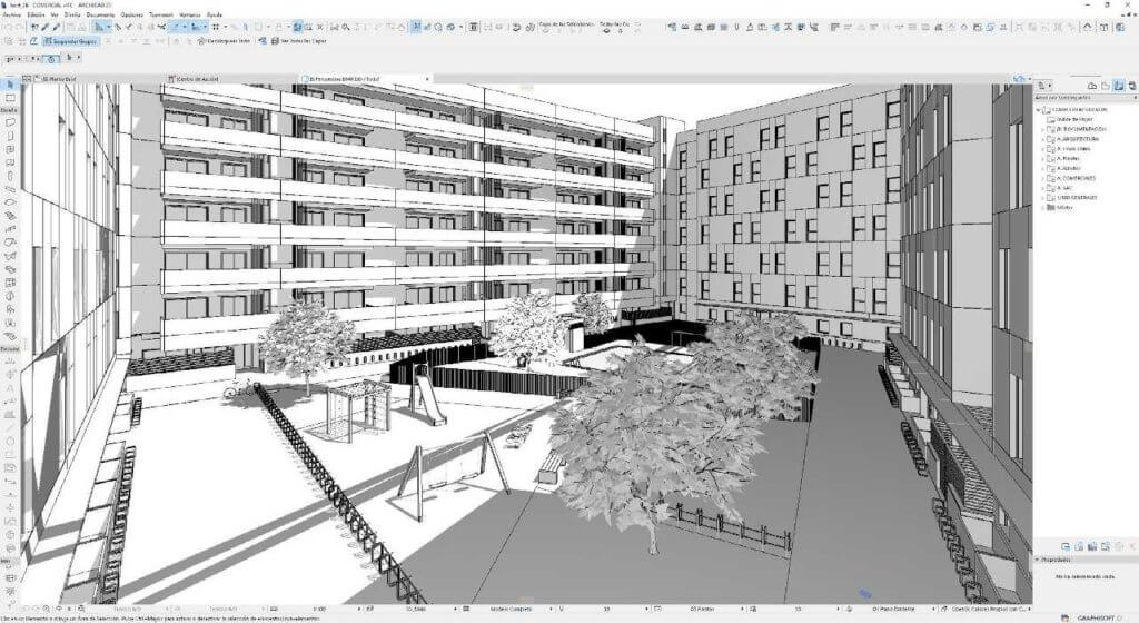 Archicad preview - BIM Technology for Poniente Residential